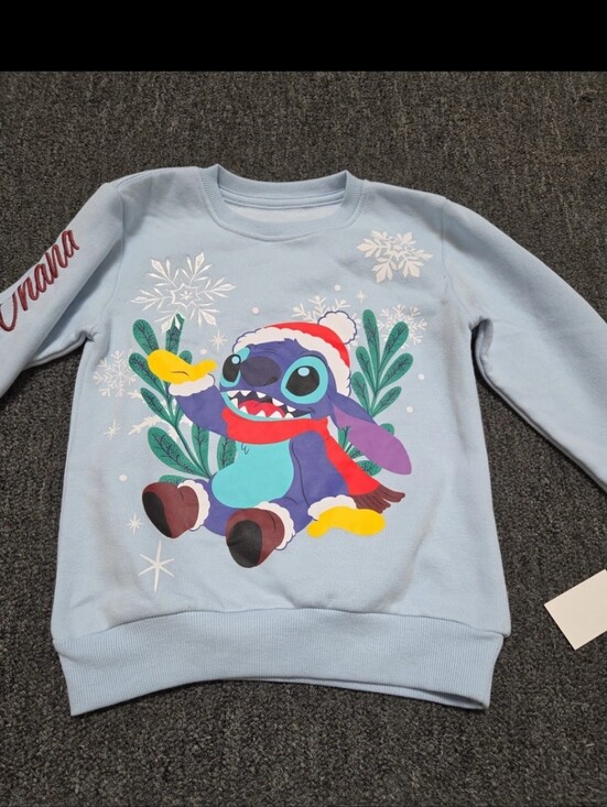 Other - Kids Lilo & Stitch Ohana Fleece Sweatshirt - Blue XS